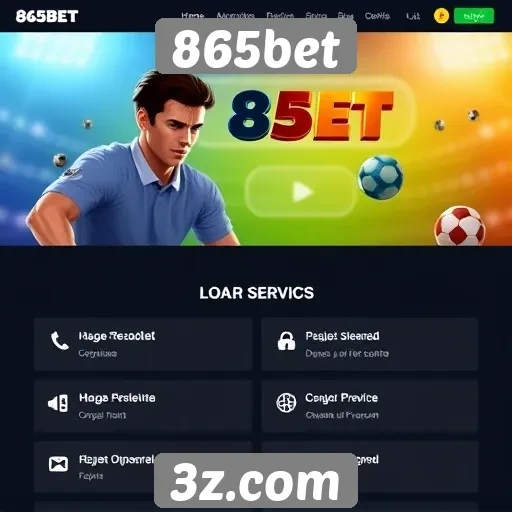 análise das funcionalidades do site 865bet